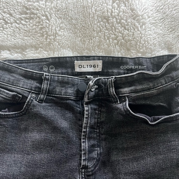 DL1961 Men's Cooper Relaxed Smoke Gray Skinny Fit Jean  32 - Picture 1 of 4